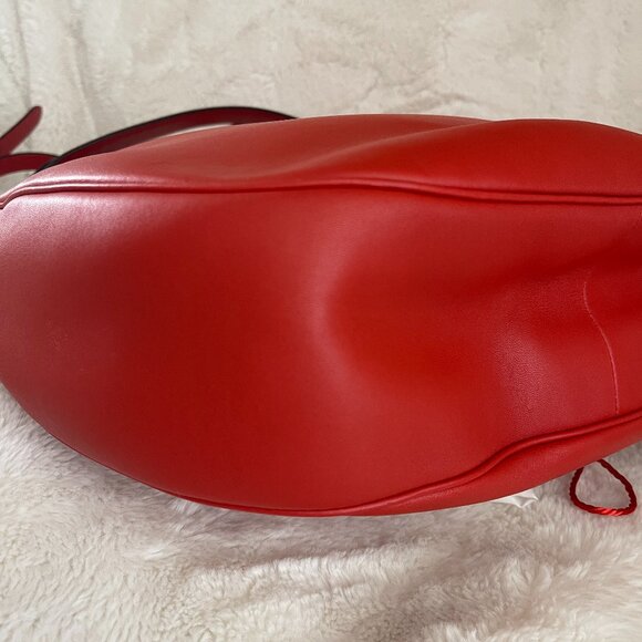 Coach Glovetan Orange Leather Nomad Hobo Bag F36026 - Picture 10 of 16